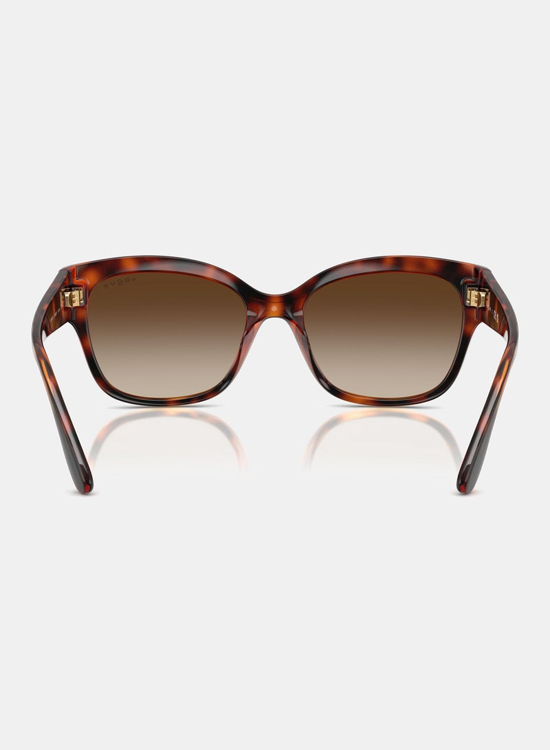 Vogue Full Rim Cat Eye Sunglasses 5638SU, 55, W656, 13 - Image 4